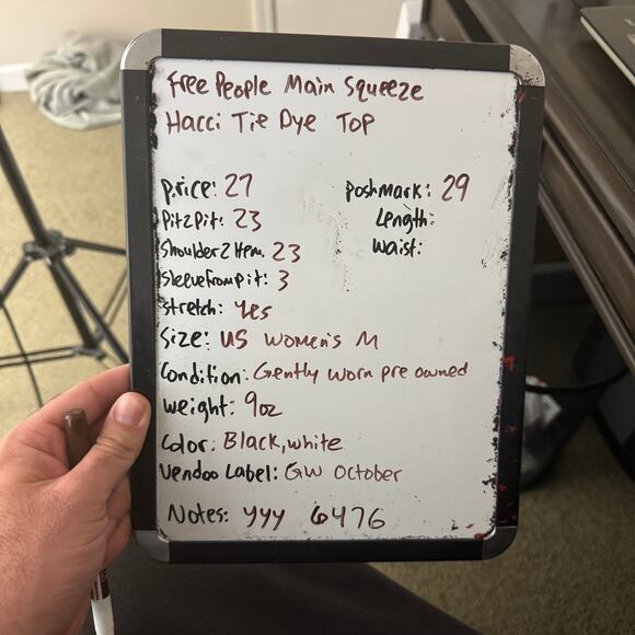 Free People Main Squeeze Hacci Tie Dye TOP US Women's M - Picture 9 of 9